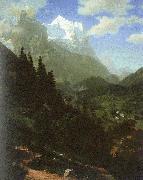 Albert Bierstadt The Wetterhorn oil painting